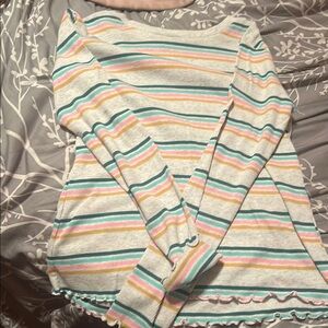 Striped Long Sleeve Top